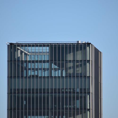 Montevideo new building near the river
