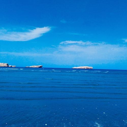Arabian Sea with Hills