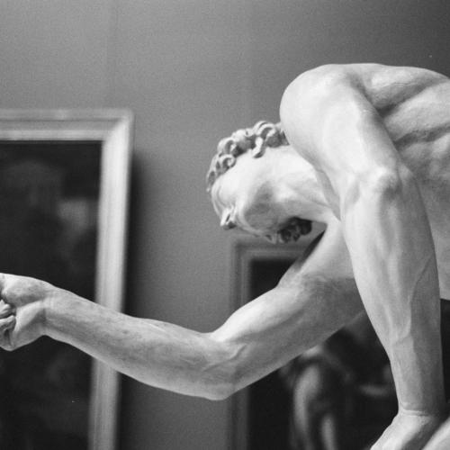 A Young Man Playing Knucklebones