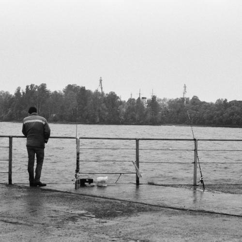 Fisherman. Kronstadt.