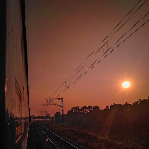 Journey through train