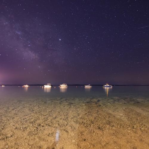 Night at Island Pag, Croatia