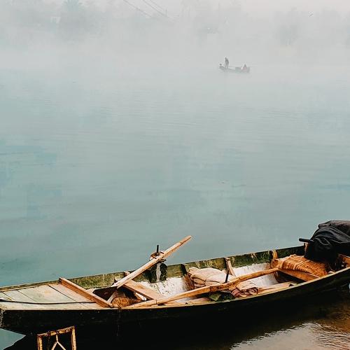 An old fishing boat