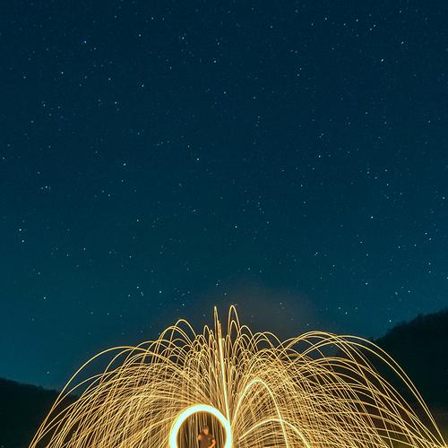 steelwool under stars