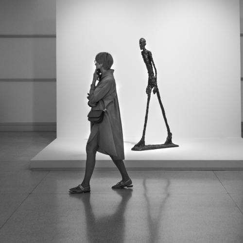 Woman, alone in the city