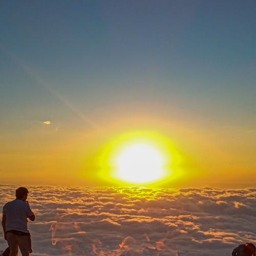 Photo from another world ebove the clouds