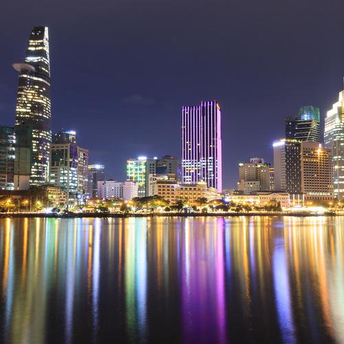 Landscape photo: Sai Gon city at night