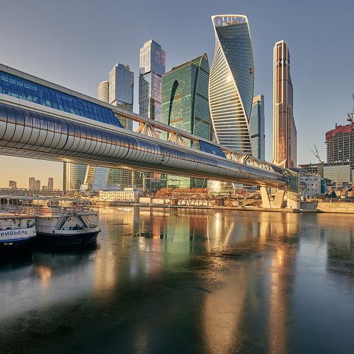 Moscow-City Skyline