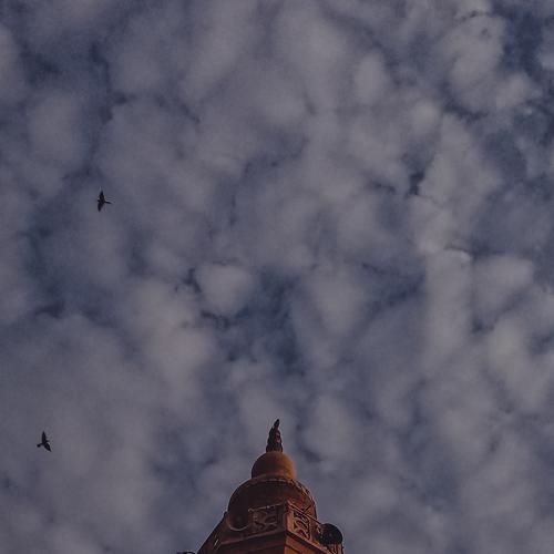 The minaret of a mosque