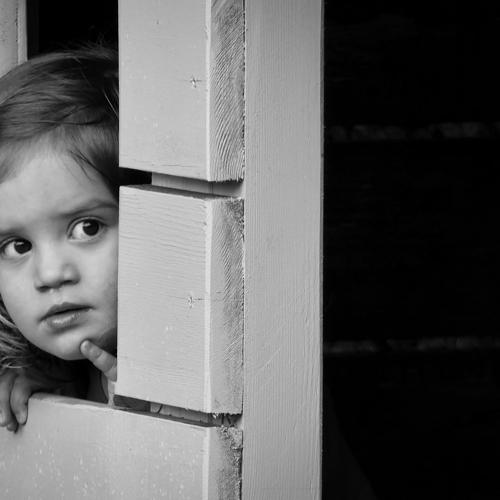 Young girl thinking