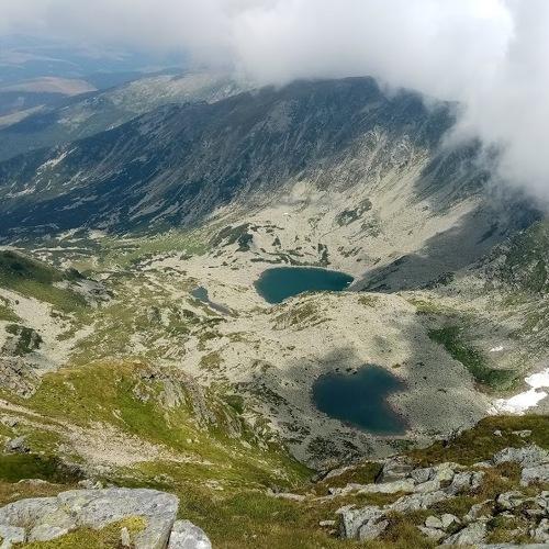 View from Parângu Mare peak