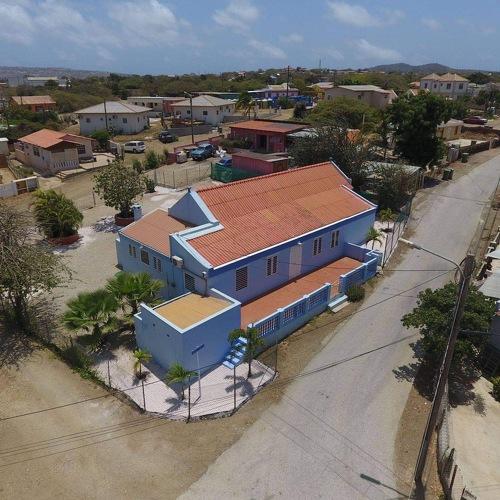 Old Country House edged by two roads in Bonaire