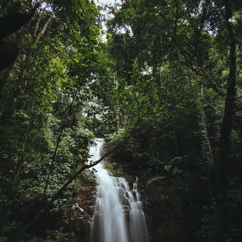Bongkud Waterfall in Borneo