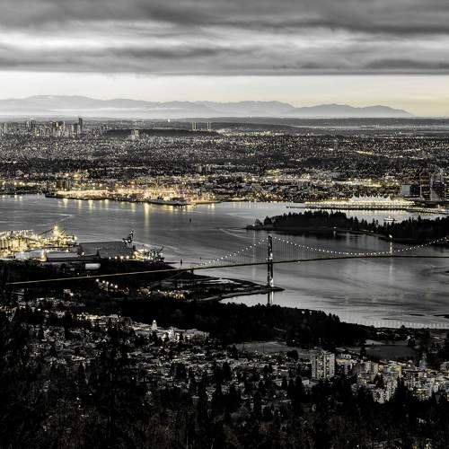 Urban landscape of Metro Vancouver