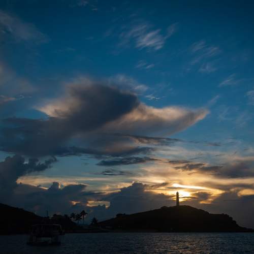 Abrolhos archipelago sunrise