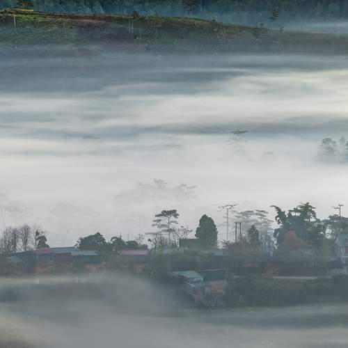 mountain town