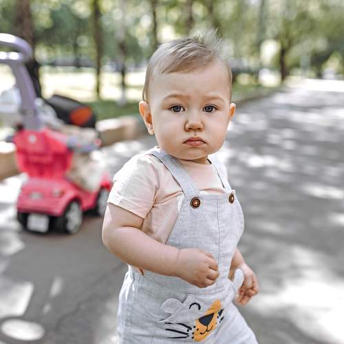 Serious look