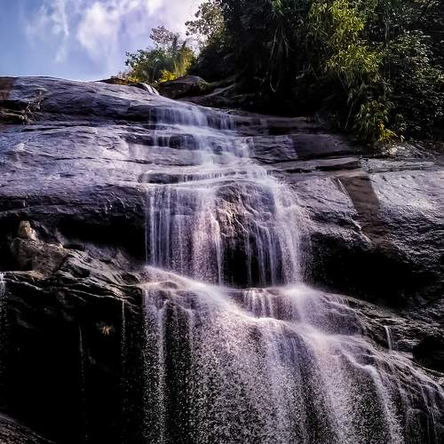 Blissful waterfall