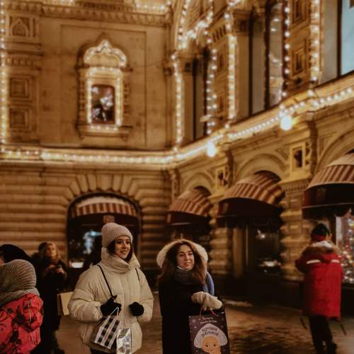 Happy new year in Moscow