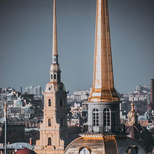 Адмиралтейский шпиль в Петербурге
