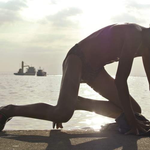 Man in the Sunset