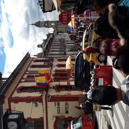 un dia en la calle de bogota