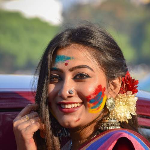 The colorful smile
