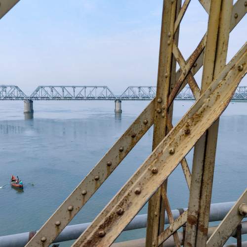 Sailing in one of the Largest Rivers in India