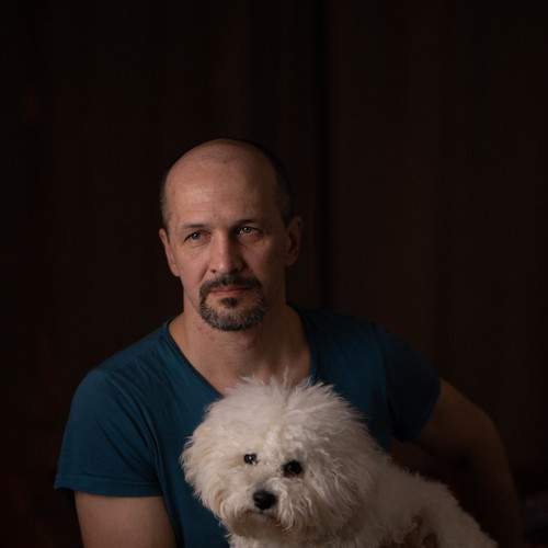 Flemish portrait with bichon