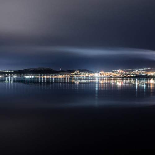 Night city Murmansk