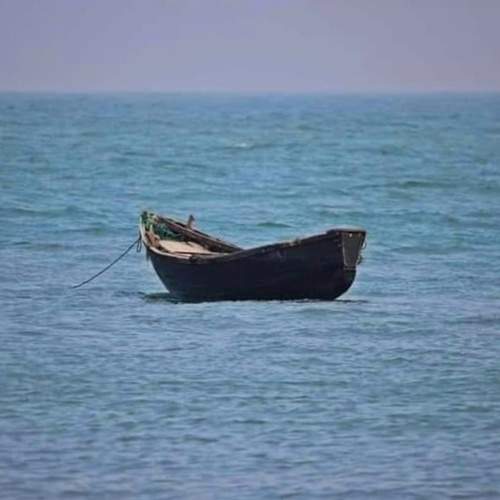 In the sea