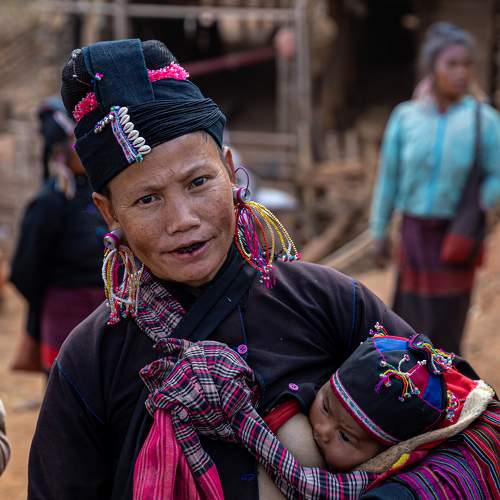 Women of Burmese national minority tribes