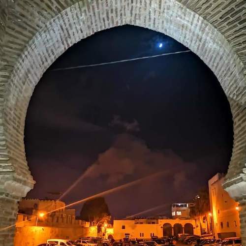 Night Moon in the kasbah