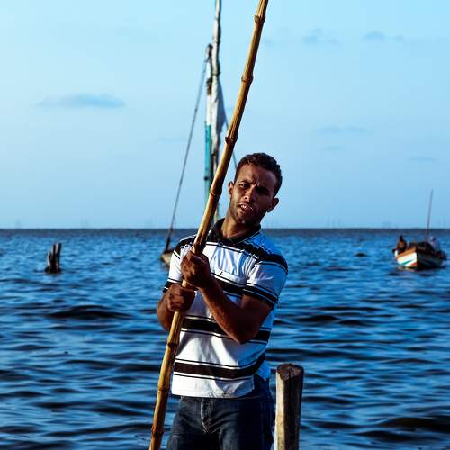 Portrait of a fisherman
