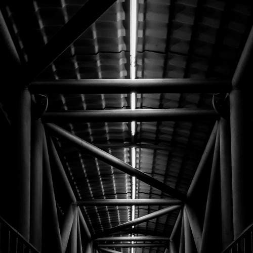 Black and white