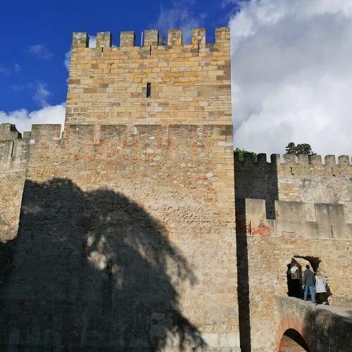 Castelo de Sao Jorge in Lisbon (Portugal)