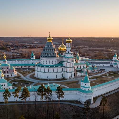 New Jerusalem Monastery at sunrise @ Istra, Russia
