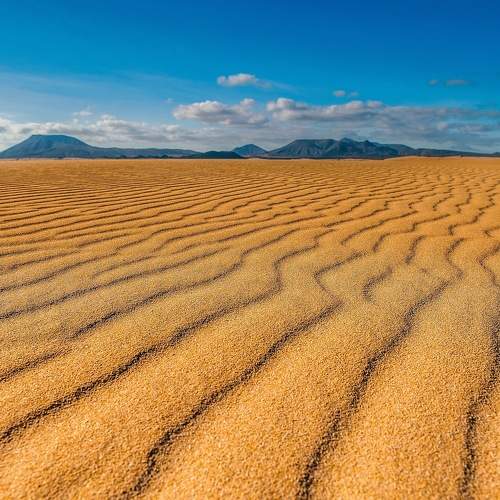 Песчаные дюны на острове Фуэртавентура