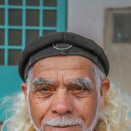 Old man in the old city