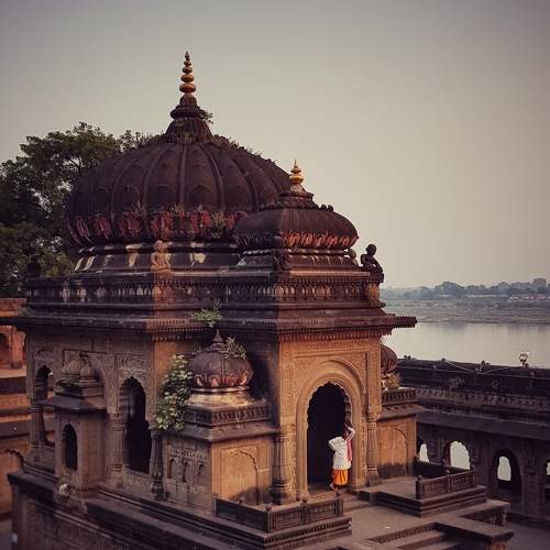 Temple Evening - Ahilya Bai Holkar Wada