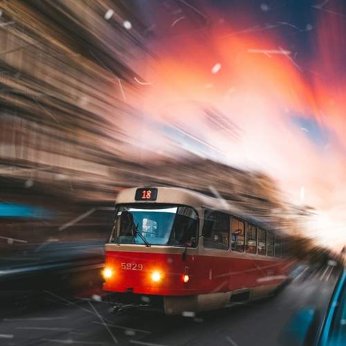 Tram of the future, Kiev, Ukraine