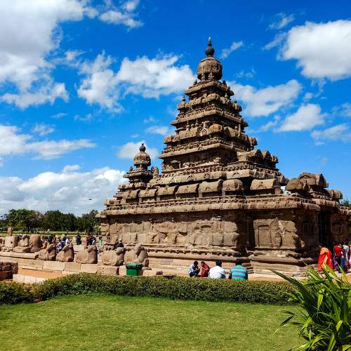 Shore temple, India