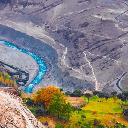 Landscape hunza valley