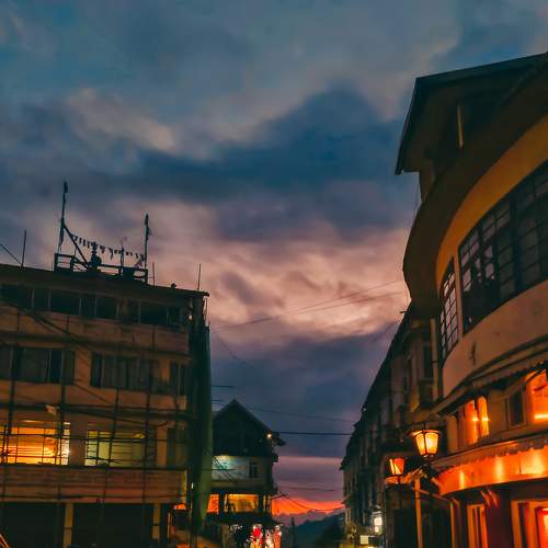 Vibrant street