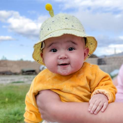 Baby smile