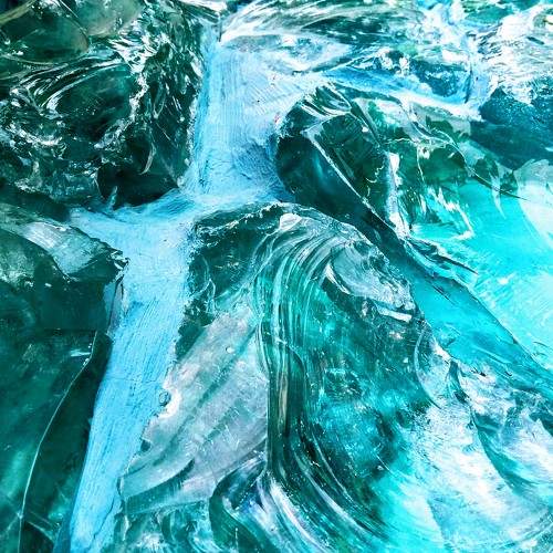 Blue ice.