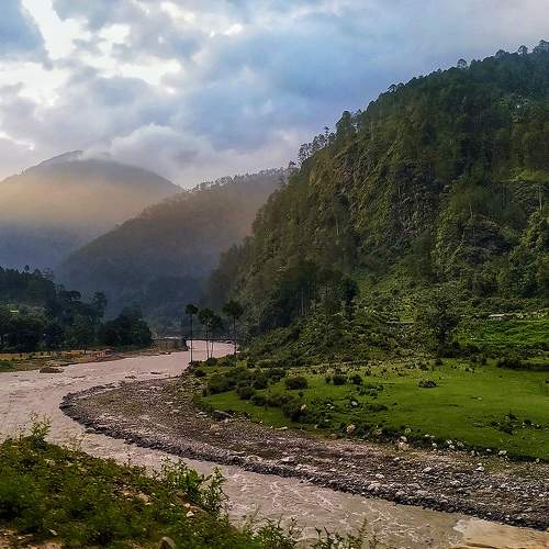 Netala _Ganga river (known as Bhagirathi)