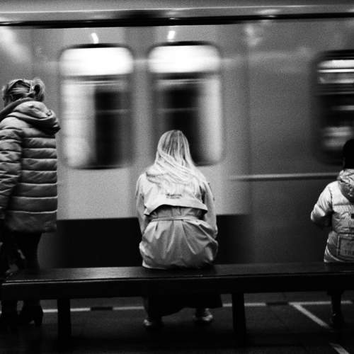 waiting woman