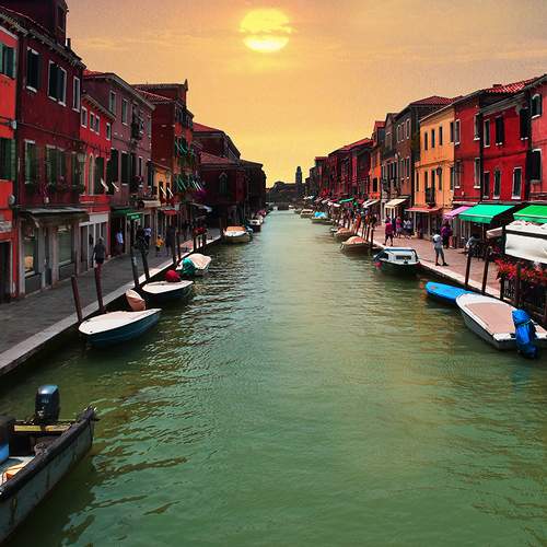 Canal de Murano, Venecia