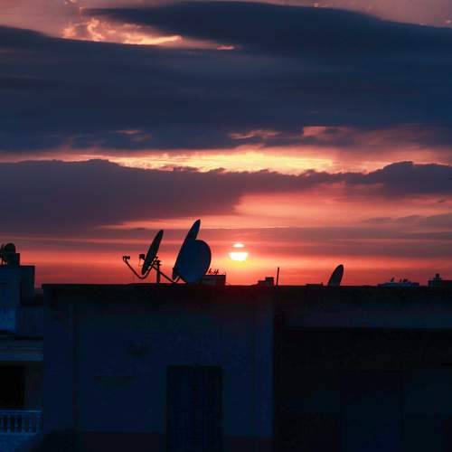 Sunset from the roof